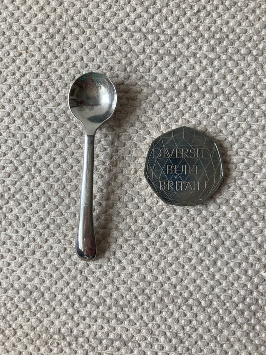 Silver Plated Tiny Spoon