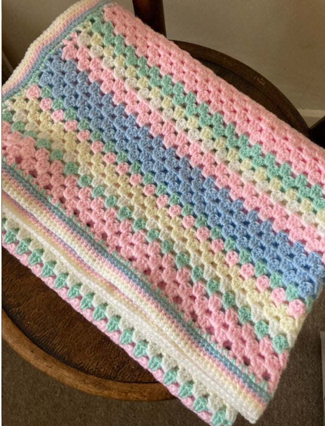 Pastel Baby Blanket