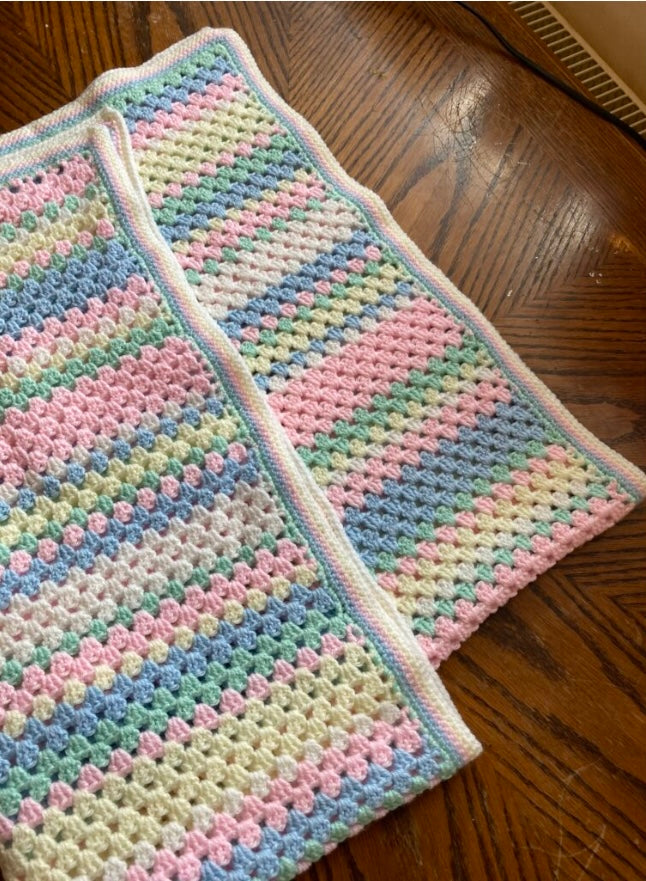 Pastel Baby Blanket