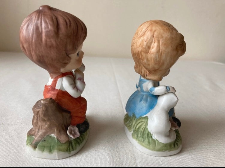 Girl and Boy Figurines