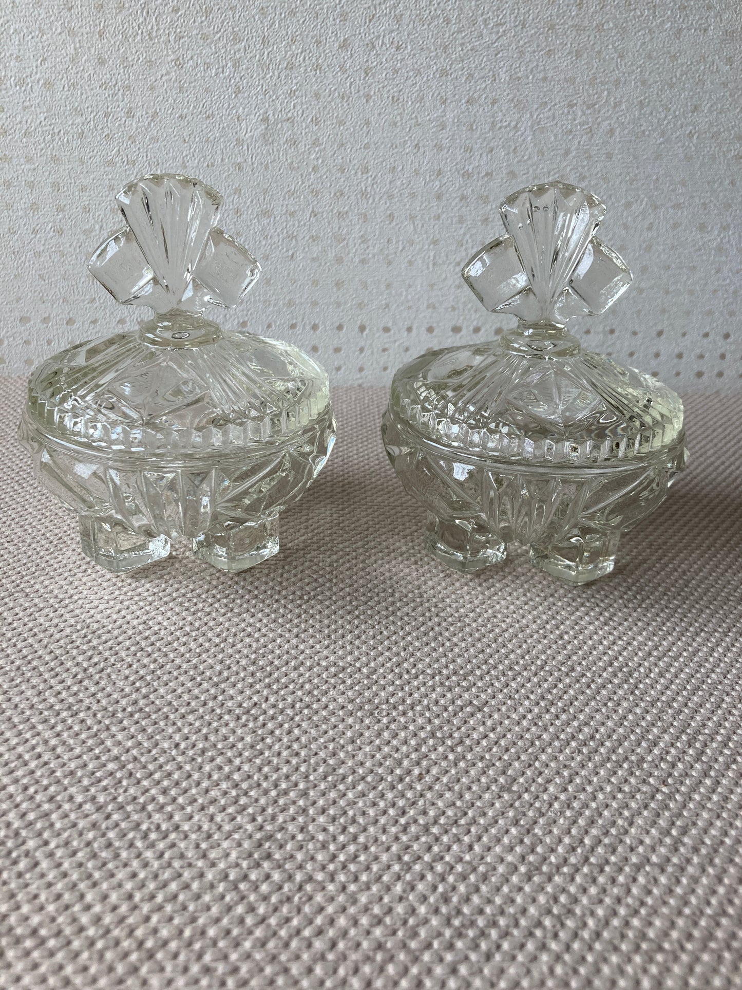 Set of 3 Glass Trinket Dishes