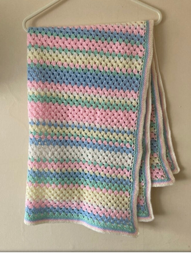 Pastel Baby Blanket