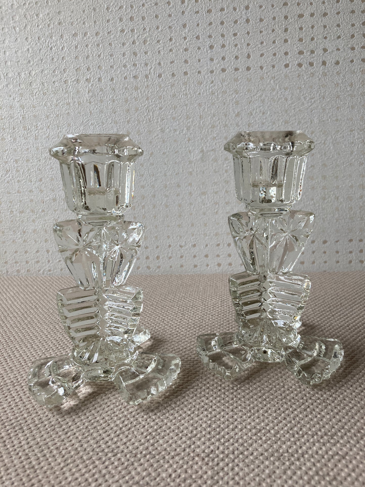 Glass Candlesticks