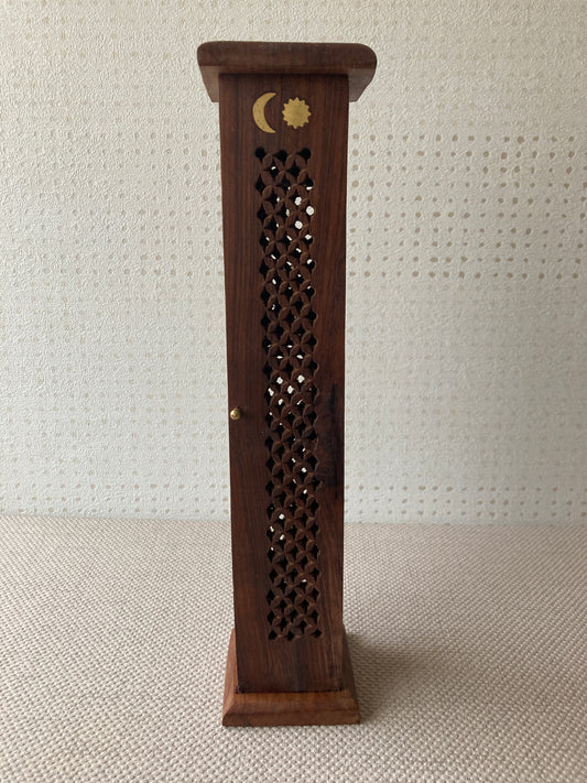 Moon and Stars Tower Incense Holder