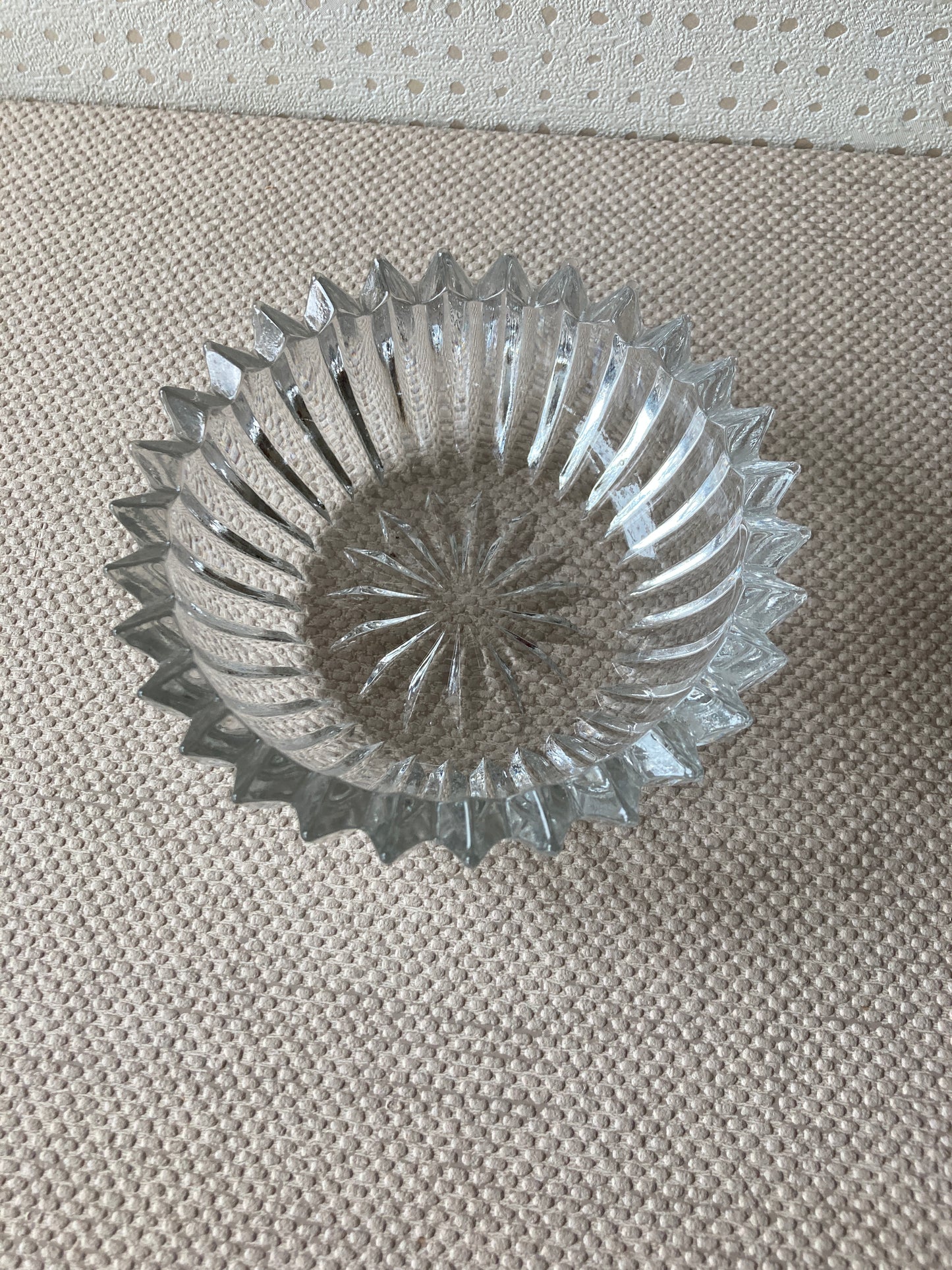 Small Trinket Dish with Serrated Edge