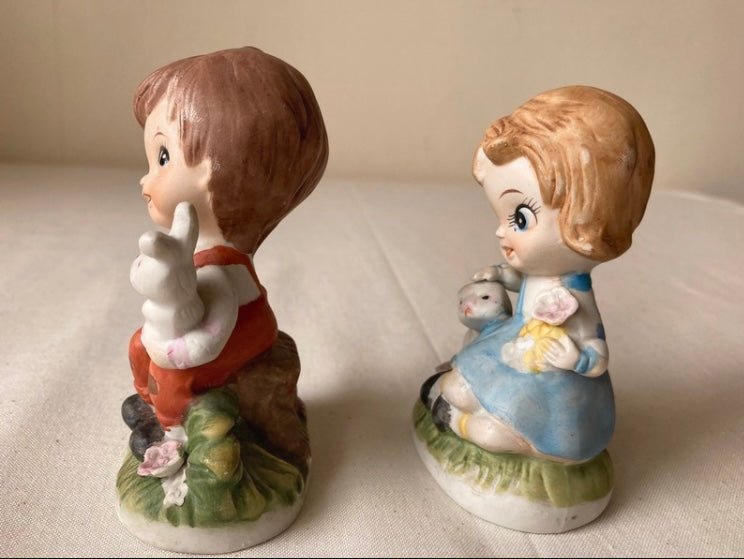 Girl and Boy Figurines